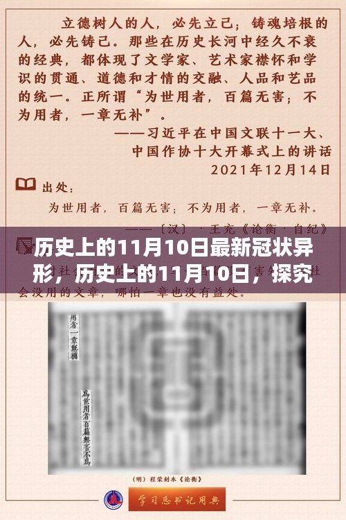 历史上的11月10日，全面探究最新冠状异形，掌握深入了解的技能步骤指南