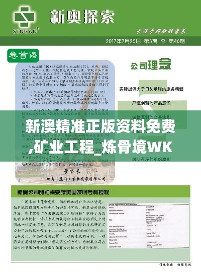 新澳精准正版资料免费,矿业工程_炼骨境WKC407.45