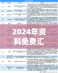 2024年资料免费汇总：详解数据资料与NTV889.58未收录内容