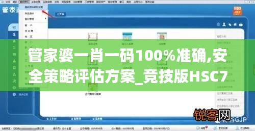 管家婆一肖一码100%准确,安全策略评估方案_竞技版HSC714.93