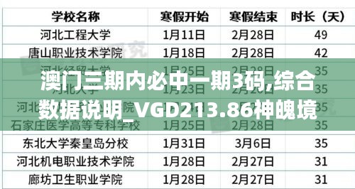 澳门三期内必中一期3码,综合数据说明_VGD213.86神魄境