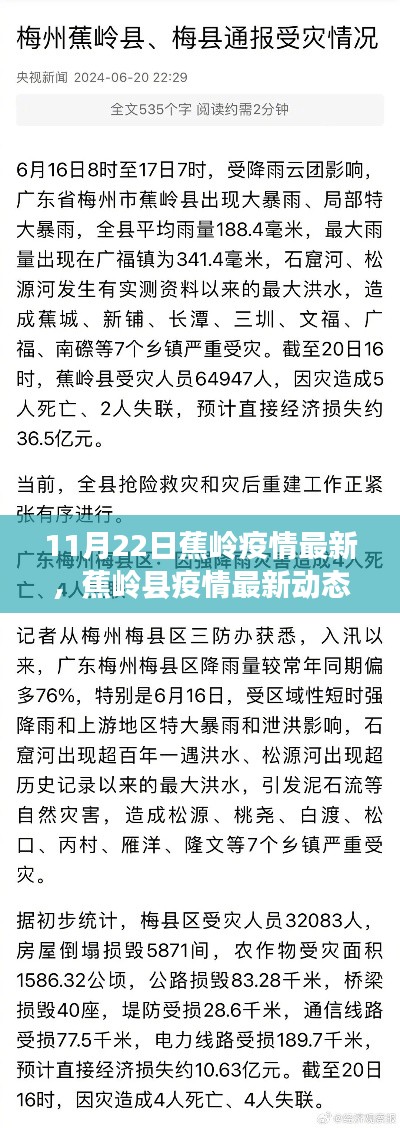 蕉岭县疫情最新动态报告（11月22日更新）