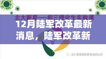 深度解析，陆军改革迈入新篇章——十二月最新动态及其深远影响