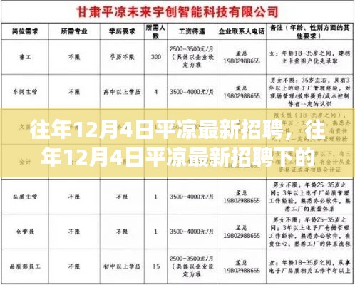 平凉最新招聘动态，就业市场观察与个人观点分享，历年12月4日深度剖析