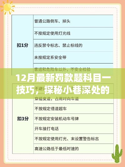 探秘驾驶宝典，揭秘科目一罚款题制胜技巧与小巷驾驶秘籍（最新更新）