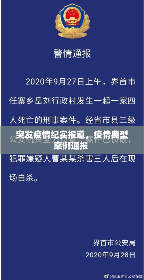 突发疫情纪实报道，疫情典型案例通报 