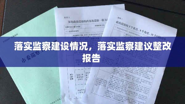 落实监察建设情况，落实监察建议整改报告 