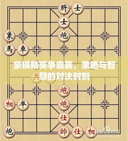 象棋精英争霸赛，策略与智慧的对决时刻